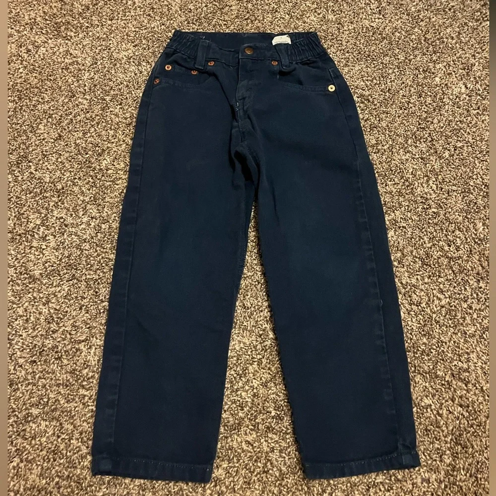 Vintage Little Levis Outfit Orange Tab Pants 5 Long Sleeve 4 Colorblock Y2K READ